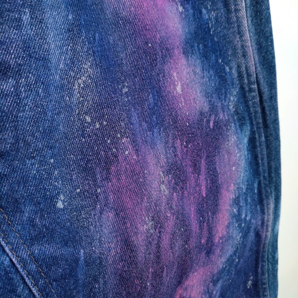 Prison Blues Double Front Custom Painted Jean - Picture 5 of 11